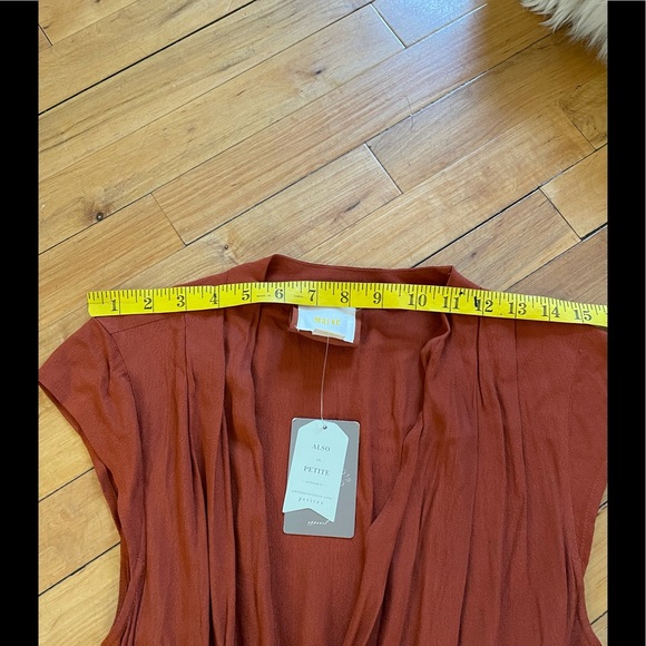 Anthropologie Maeve Noronha Wrap Dress Belted - Picture 11 of 14